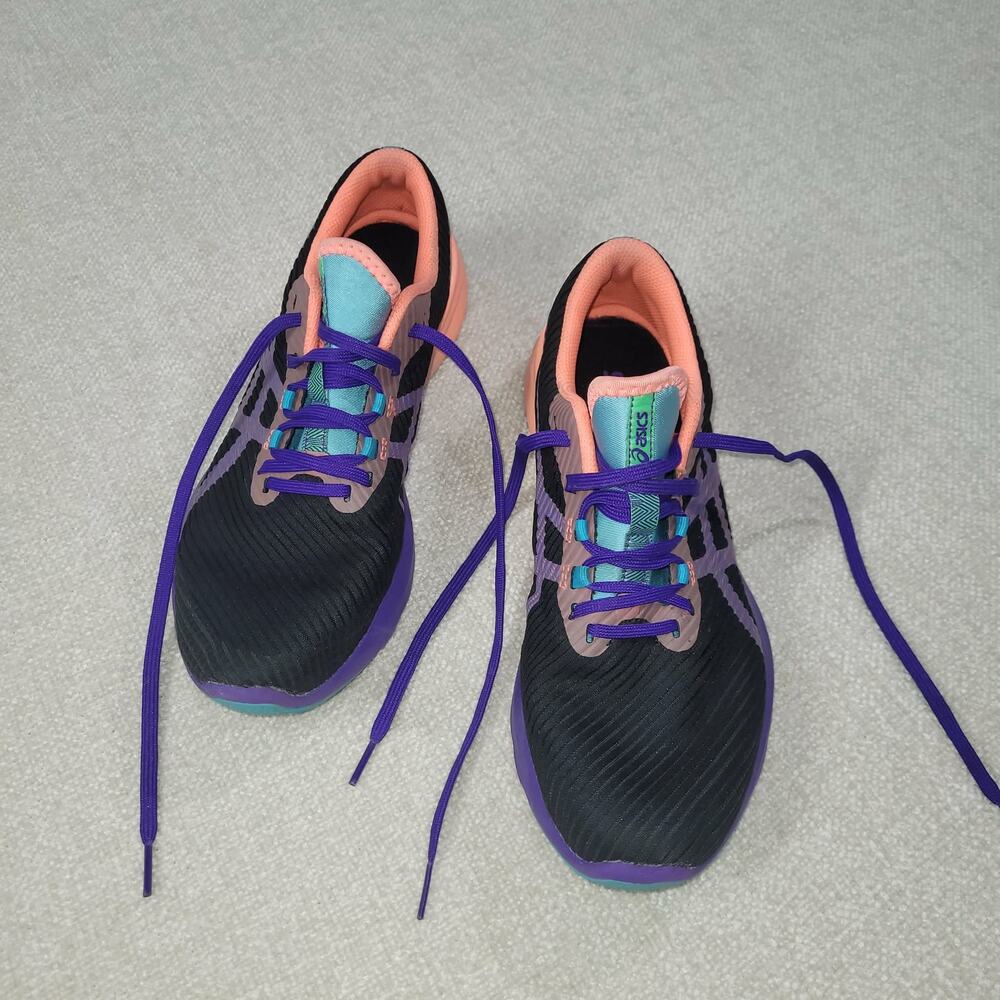 Asics Gel-Dedicate Pink Purple Black Women's Tennis Shoes 9.5 - Picture 2 of 8